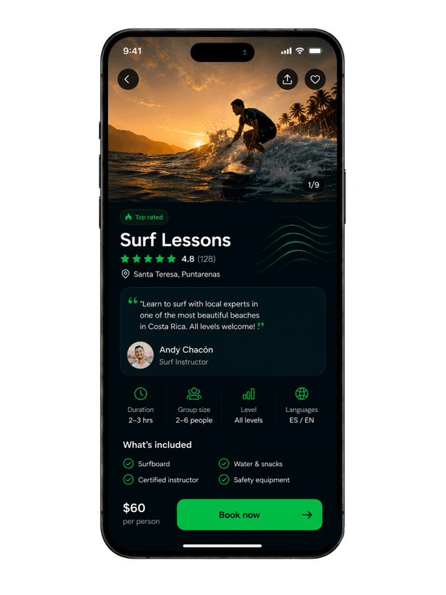 BAYÁ app — Elige
